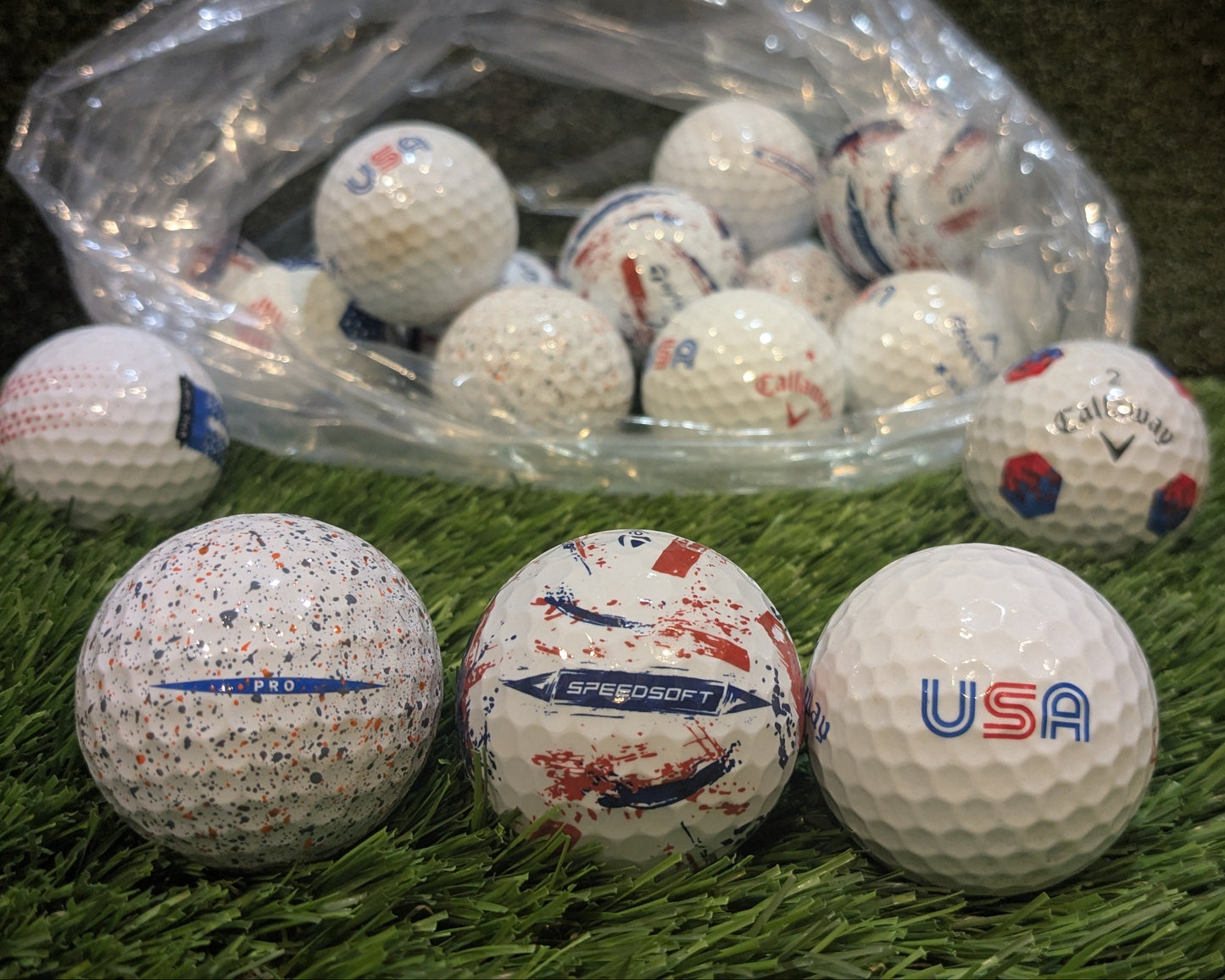 Hunted Golf Balls by Color