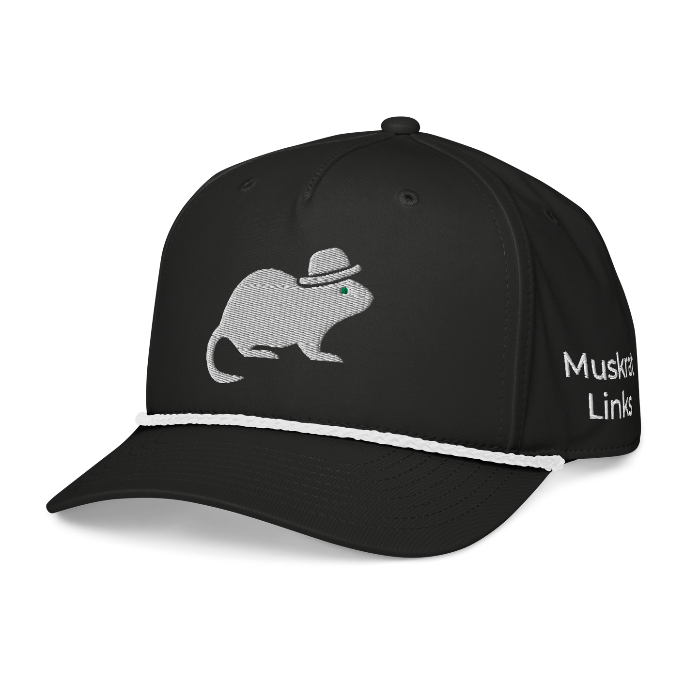 little Muskrat Rope Hat (Black)
