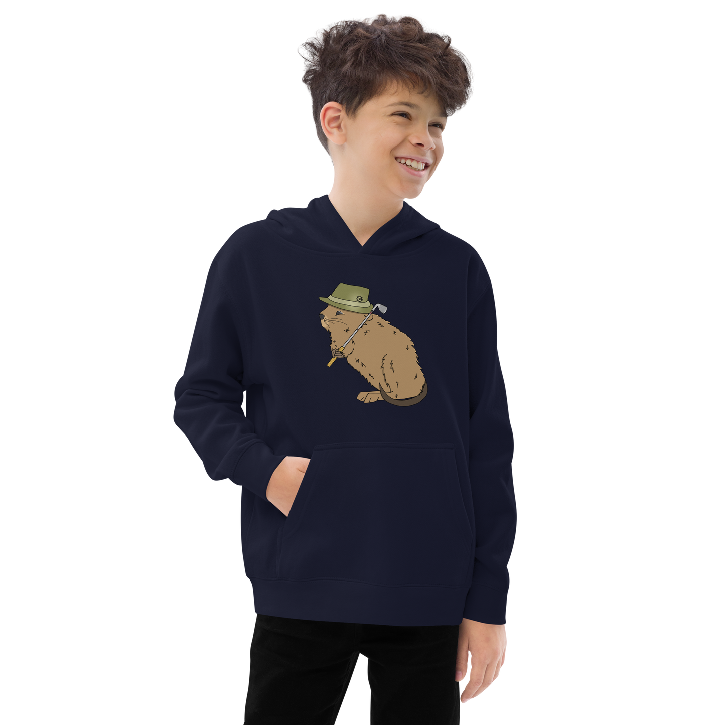 BIG Muskrat - Kids Hoodie