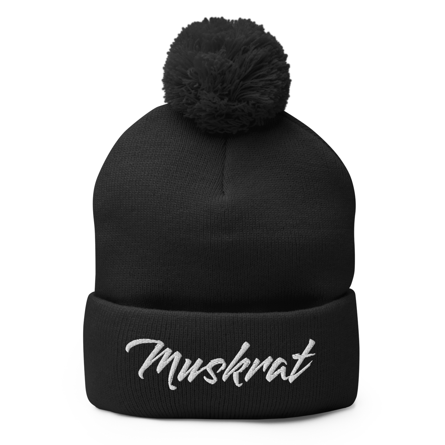 Muskrat Links Fierce Pom-Pom Beanie