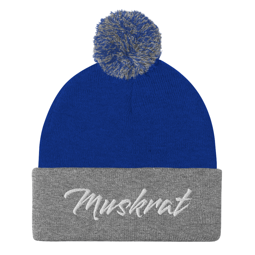 Muskrat Links Fierce Pom-Pom Beanie