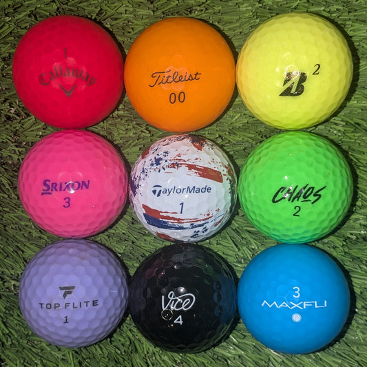 Hunted Golf Balls by Color