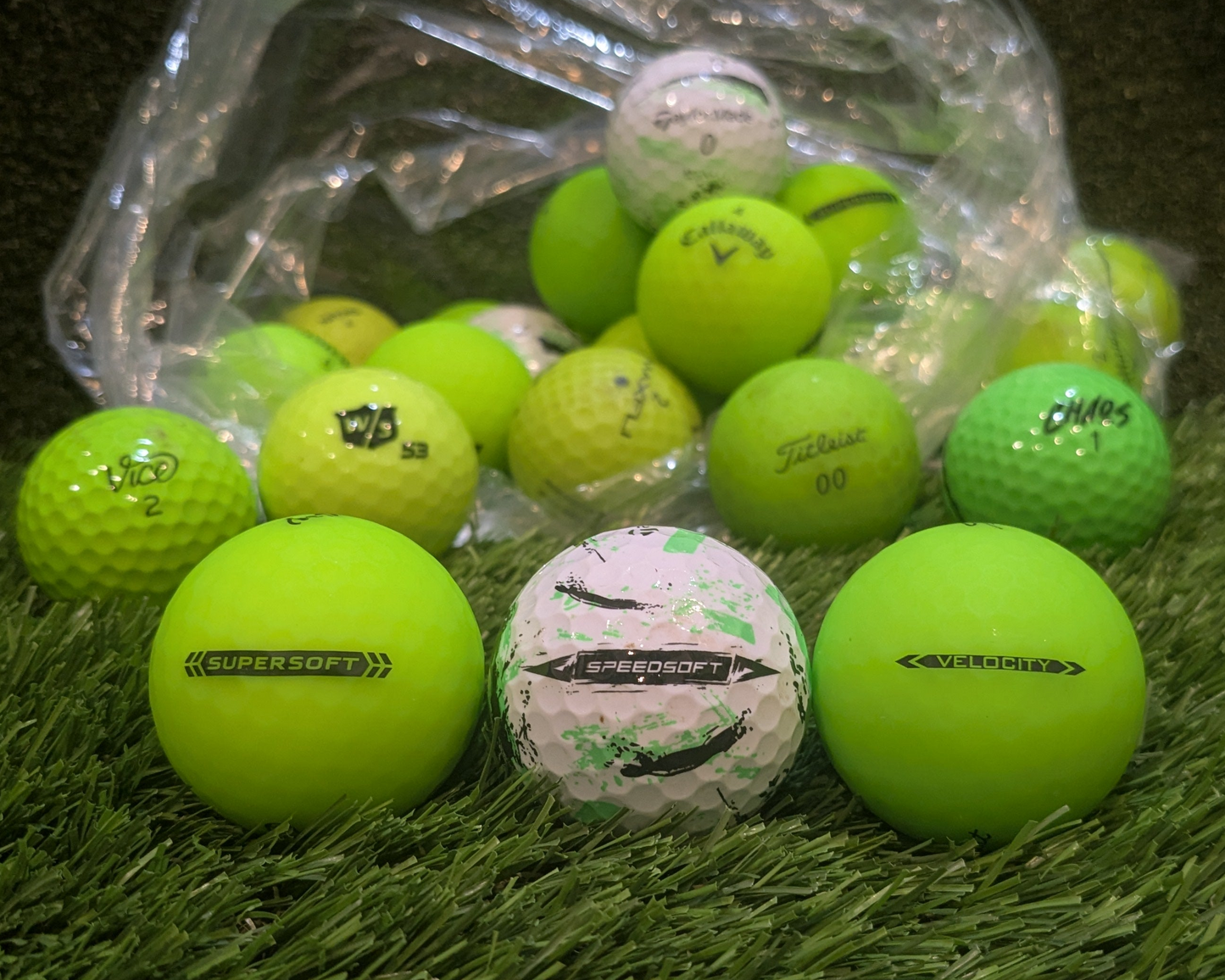 Hunted Golf Balls by Color
