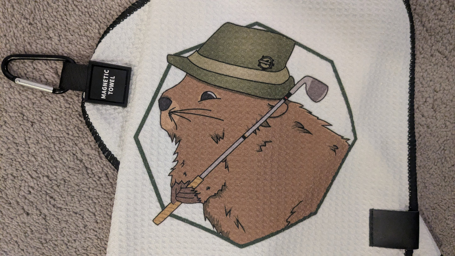 Muskrat Links Golf Magnet Towel