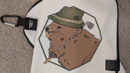 Muskrat Links Golf Magnet Towel
