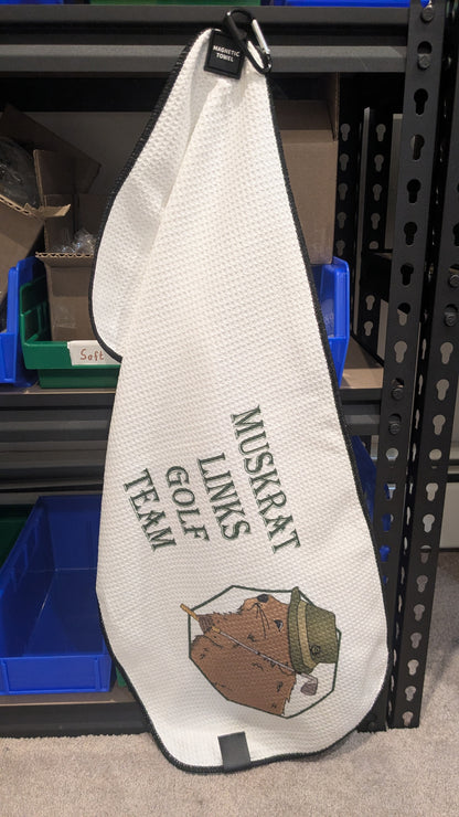 Muskrat Links Golf Magnet Towel