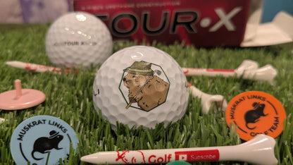 Muskrat Links Logo Balls - Maxfli Tour X