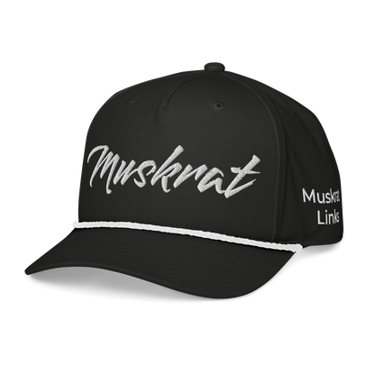 Muskrat Links Fierce Rope Hat (Black)