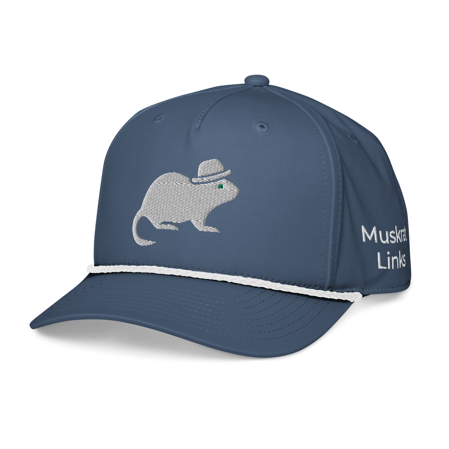 little Muskrat Rope Hat (Blue)