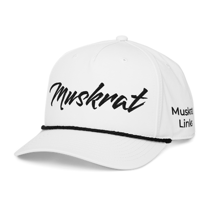 Muskrat Links Fierce Rope Hat (White)