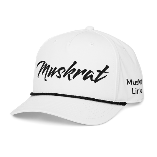 Muskrat Links Fierce Rope Hat (White)