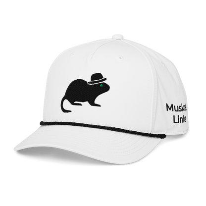 little Muskrat Rope Hat (White)