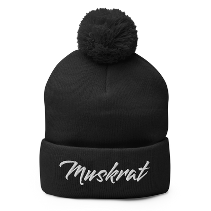 Muskrat Links Fierce Pom-Pom Beanie