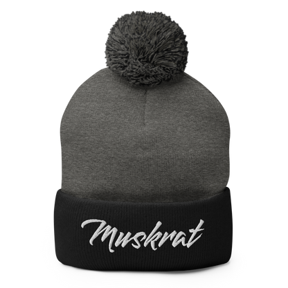 Muskrat Links Fierce Pom-Pom Beanie