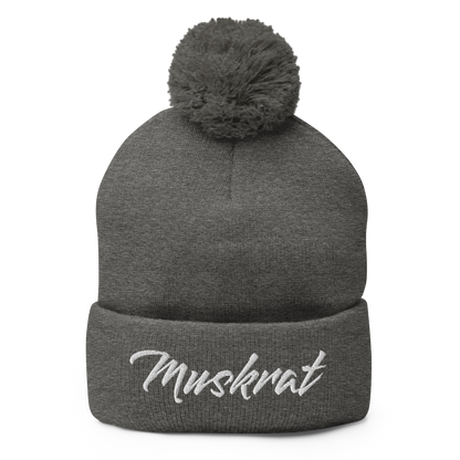 Muskrat Links Fierce Pom-Pom Beanie