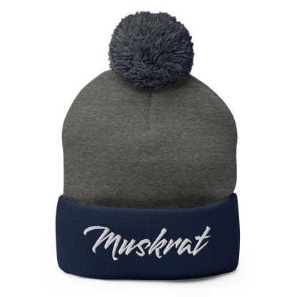 Muskrat Links Fierce Pom-Pom Beanie