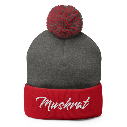 Muskrat Links Fierce Pom-Pom Beanie