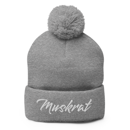 Muskrat Links Fierce Pom-Pom Beanie